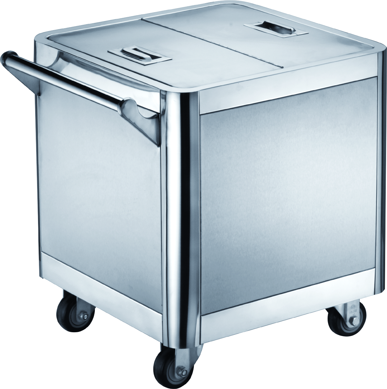 Container inox pentru ingrediente 600x600x600 mm