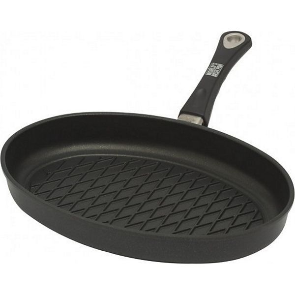 Tigaie Grill Antiaderenta AMT Gastroguss ( Germania) 35 x 24 cm, Inaltime 5cm, Inductie